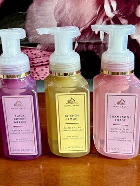 NEW 3-Pc Foaming Hand Soap Bath & Body Works